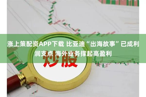 涨上策配资APP下载 比亚迪“出海故事”已成利润支点 海外业务撑起高盈利