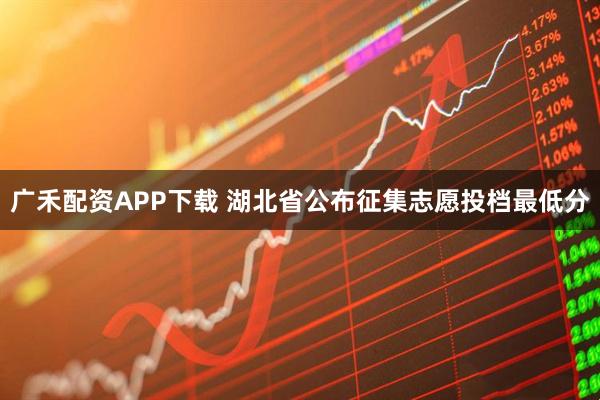 广禾配资APP下载 湖北省公布征集志愿投档最低分